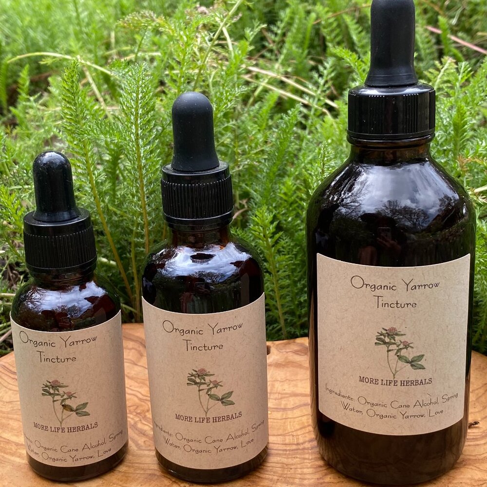 Organic Yarrow Tincture - 2oz. -  Farm Fresh & Natural